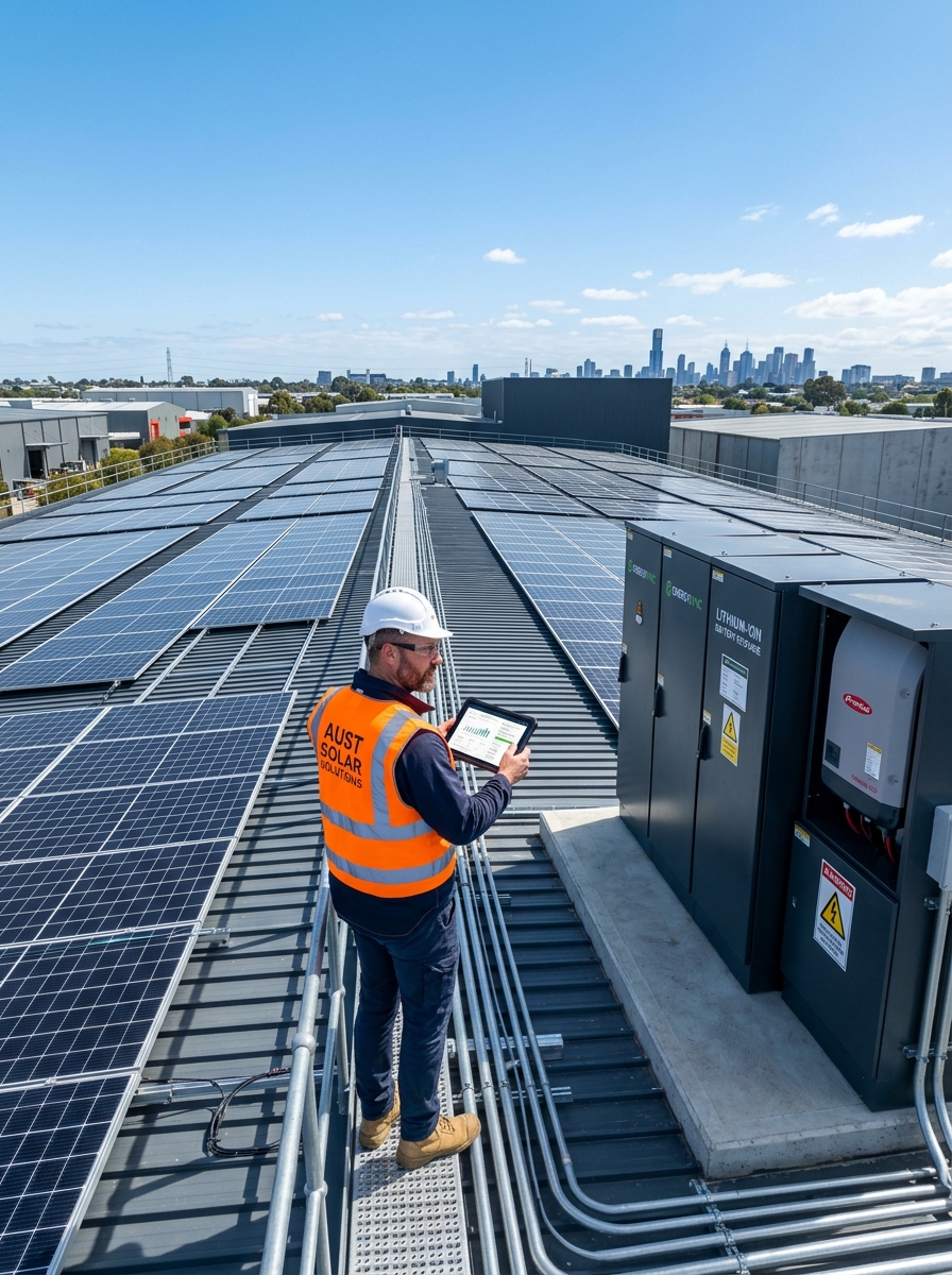 Commercial Solar and Battery Storage Inspection Australia