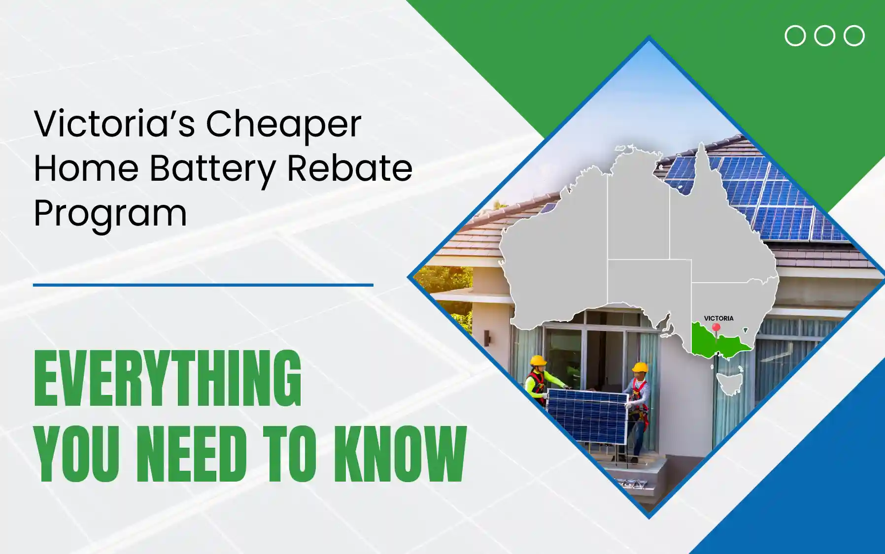 Victoria’s Cheaper Home Battery Rebate Program: Everything You Need to Know