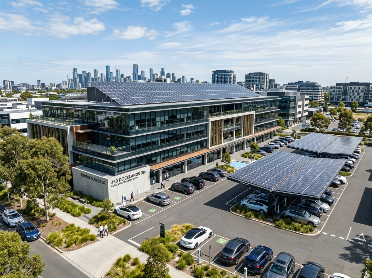Industrial Rooftop Solar Array