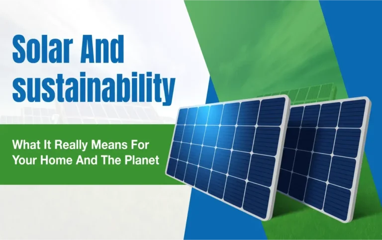 Solar and sustainability