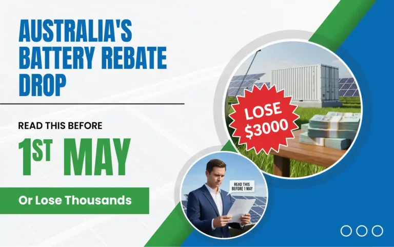 Australia's Battery Rebate Drop: Read This Before May 1 or Lose Thousands