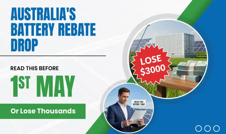 Australia's Battery Rebate Drop: Read This Before May 1 or Lose Thousands